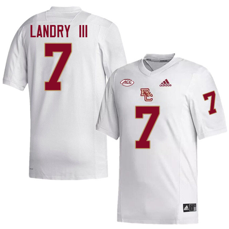 Harold Landry III Jersey,#7 Harold Landry III Boston College Eagles Football Jersey,Uniforms-White